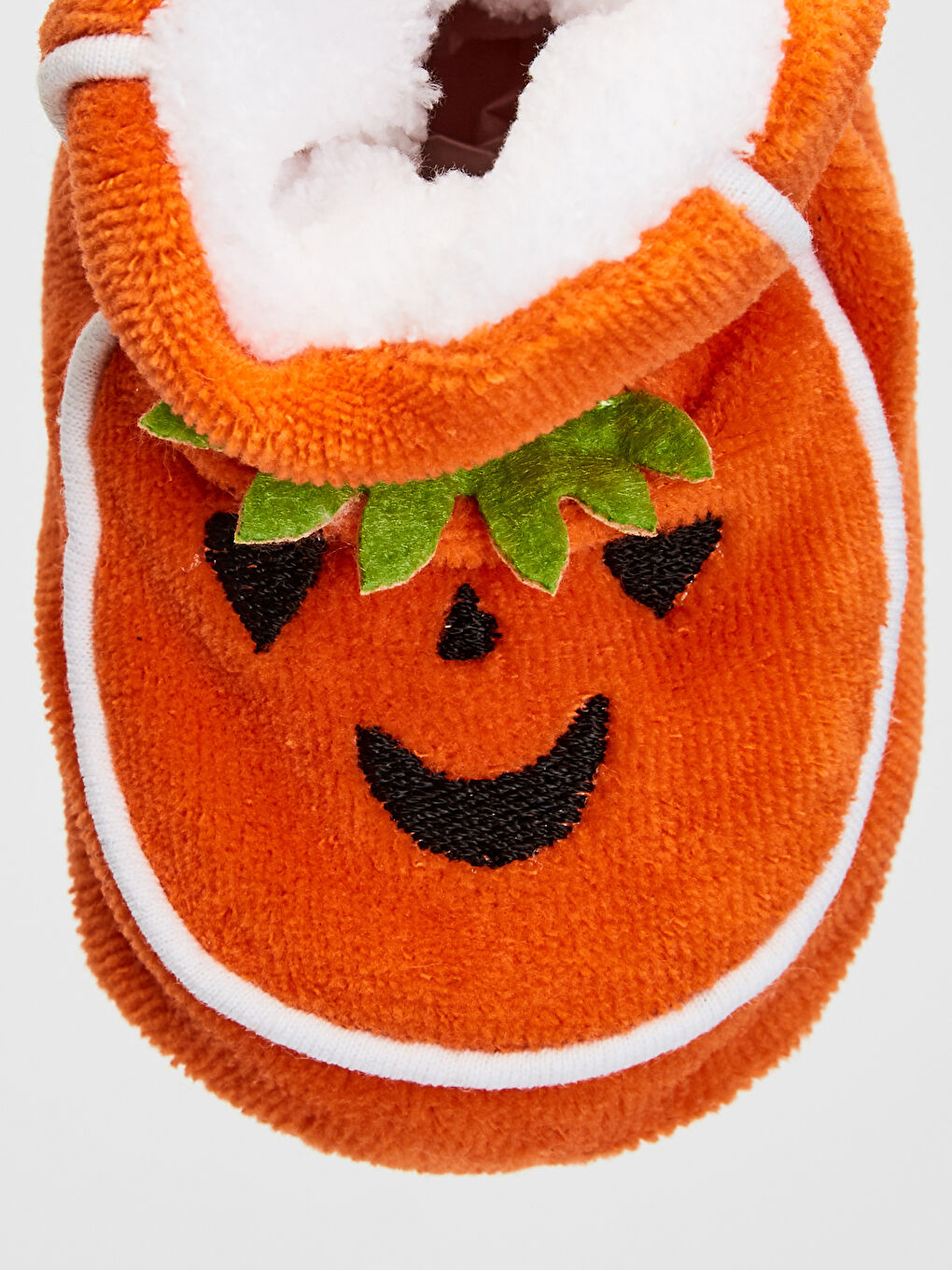 Baby Girl ORANGE Pram Shoes-4