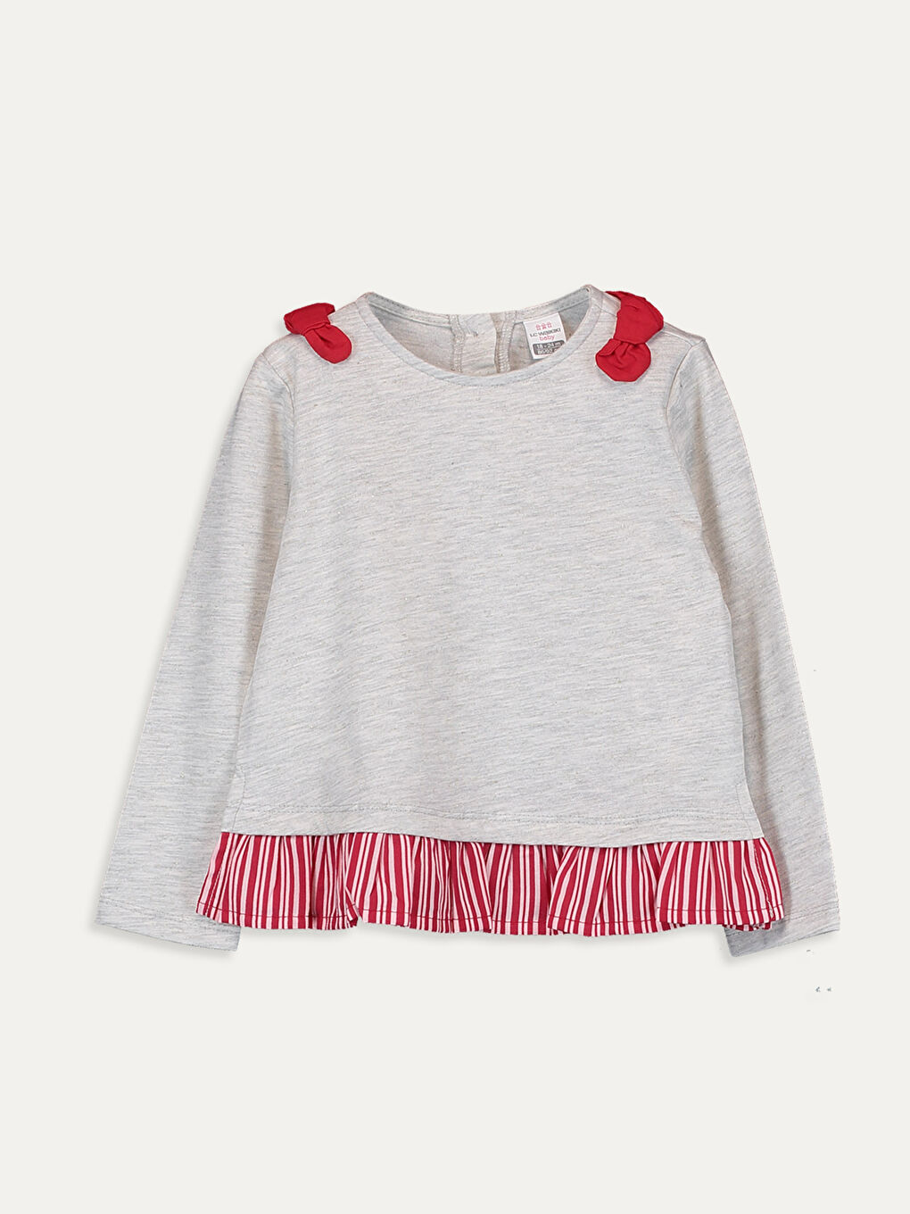 Kar Beyazı Melanj Tişört