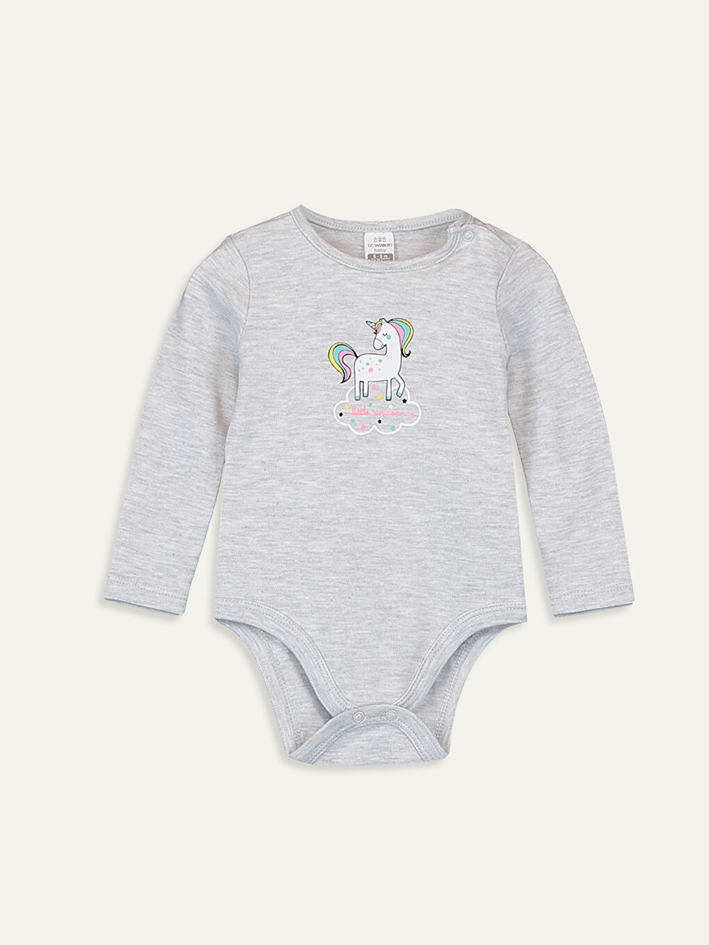 Pembe Kız Bebek Pamuklu Çıt Çıtlı Body 2'li-2