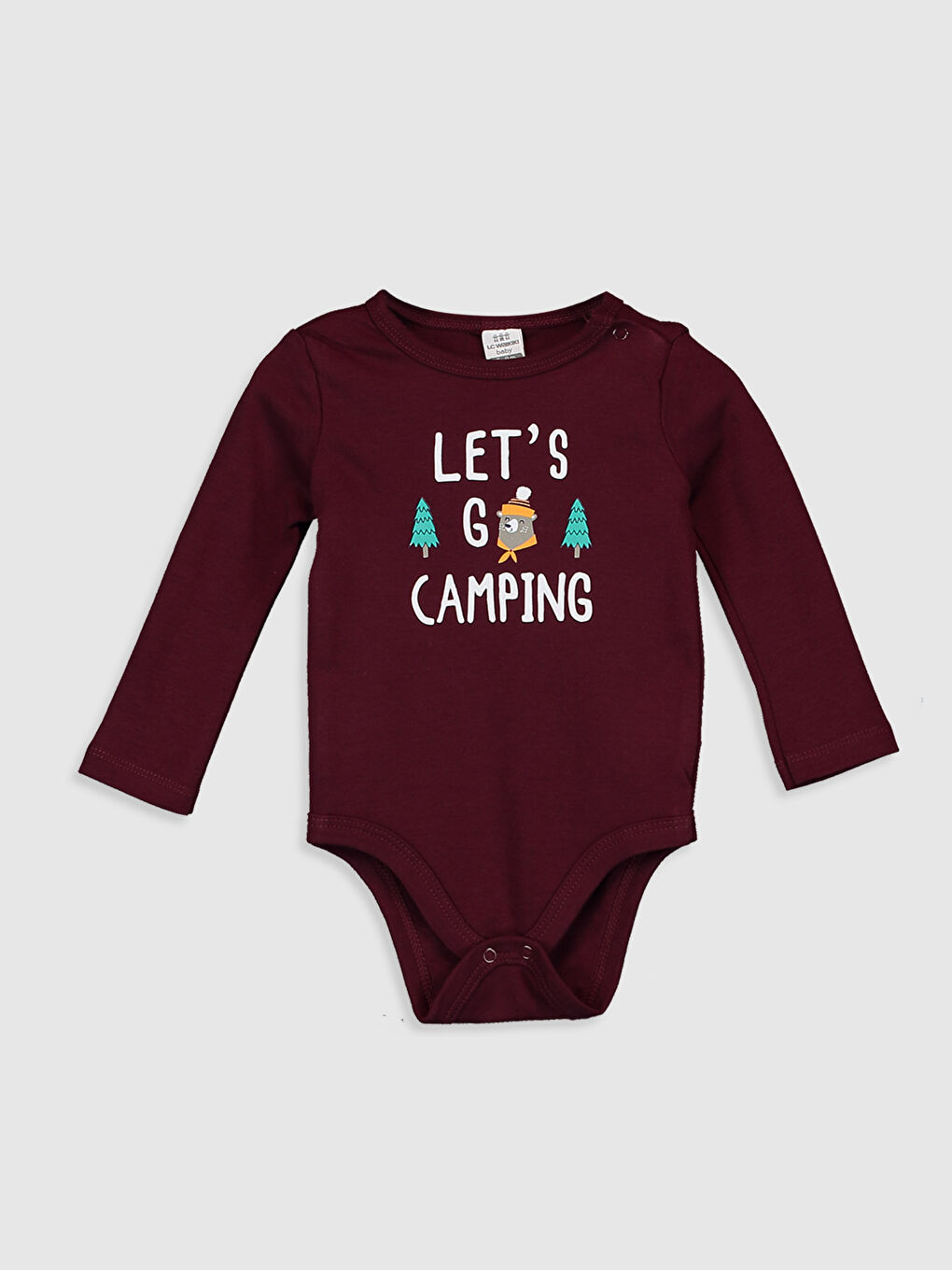 Beyaz Erkek Bebek Desenli Çıt Çıtlı Body 2'li-2