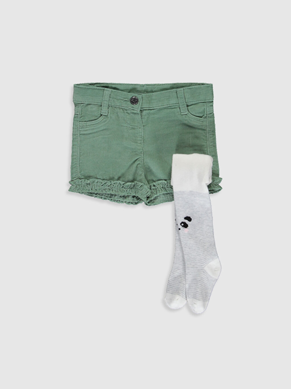 Baby Girl GREEN Shorts