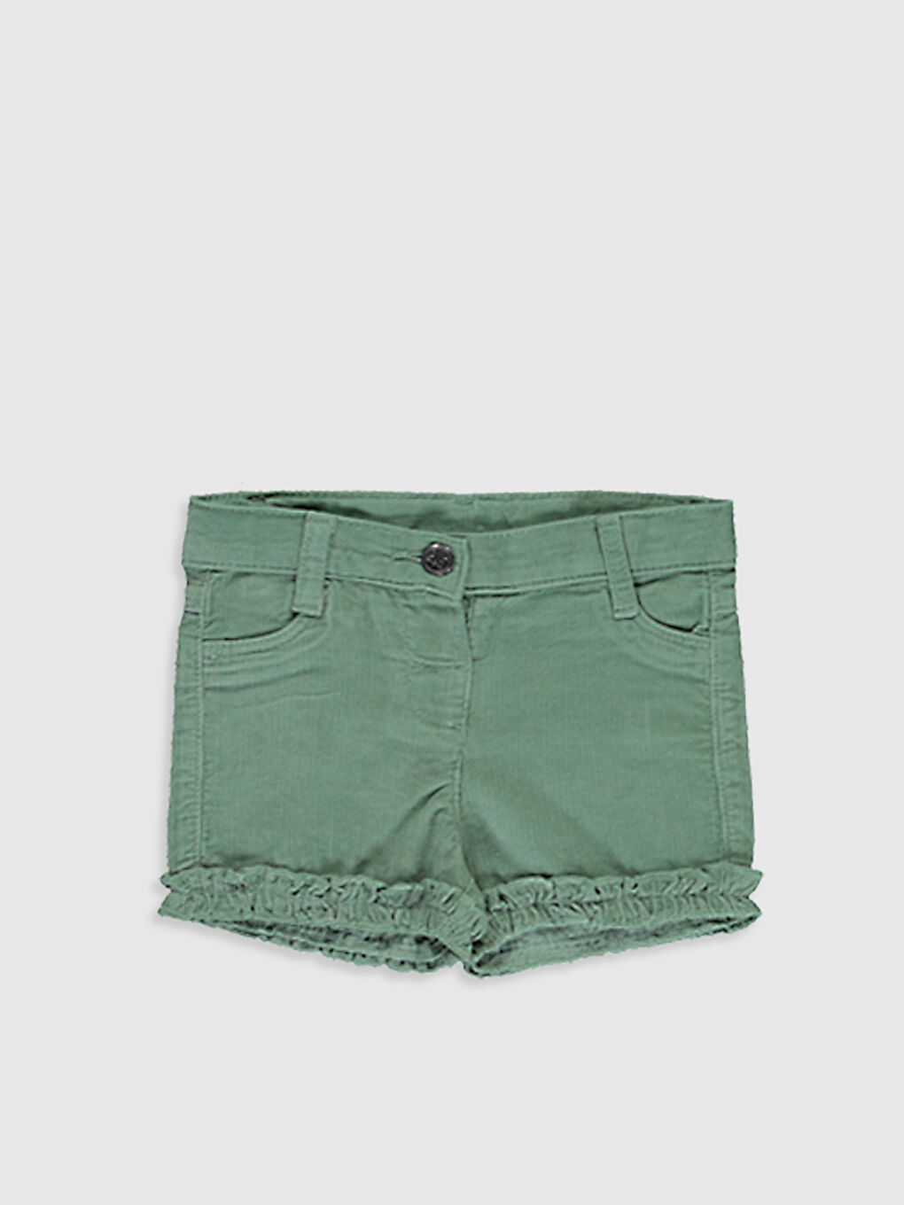 Baby Girl GREEN Shorts-1
