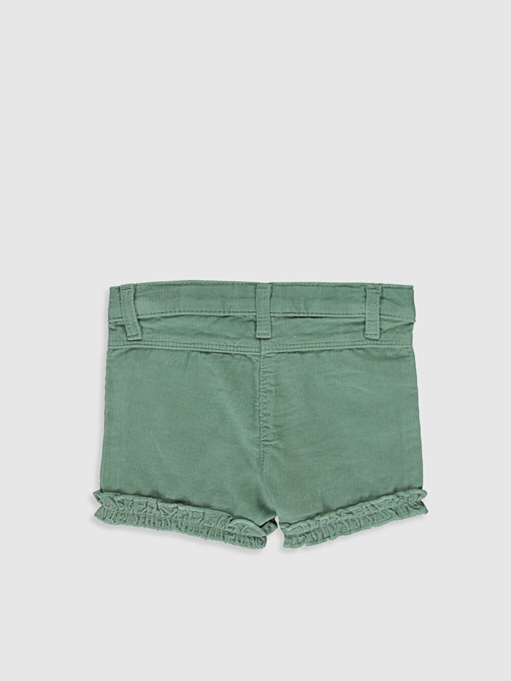 Baby Girl GREEN Shorts-2
