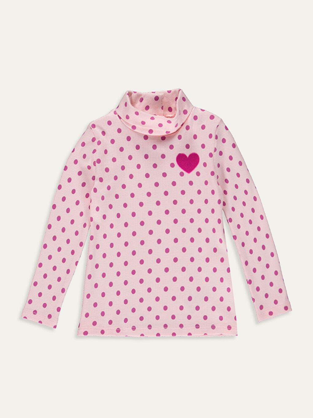 Açık Pembe Baskılı Tişört