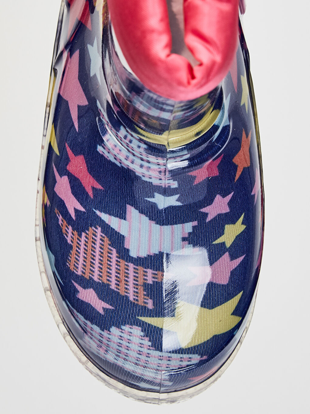 Mor Kız Bebek Baskılı Yağmur Botu-4