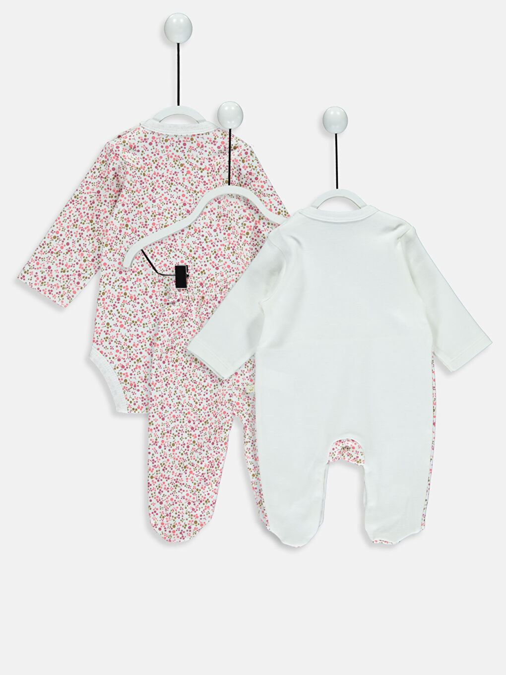 Beyaz Yenidoğan Pamuklu Kutulu Hediye Seti 10'lu-2