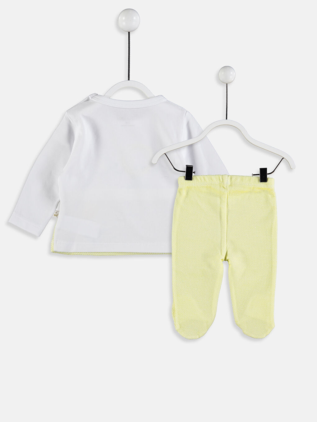 Beyaz Yenidoğan Pamuklu Kutulu Hediye Seti 5'li-2