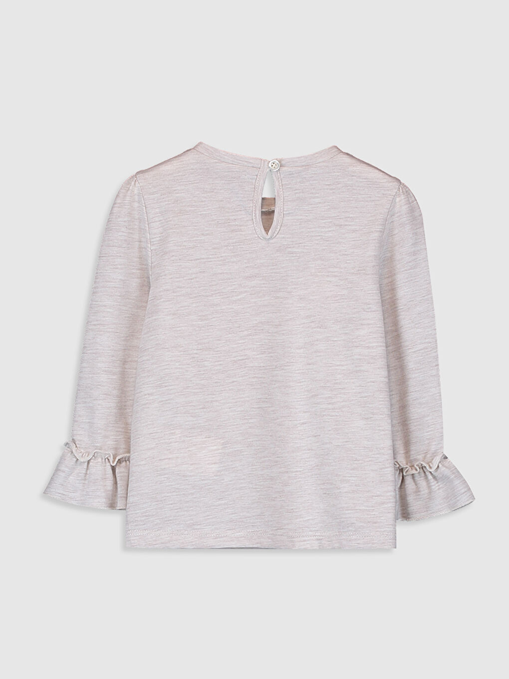 Bej Melanj Tişört-1