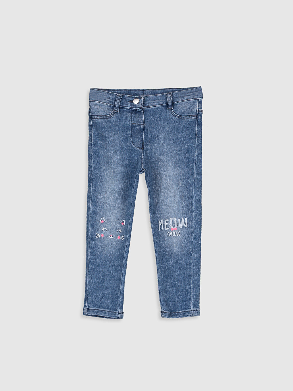 LCW baby Бебе момиче Индиго Дънки - 9WQ174Z1-507 - LC Waikiki