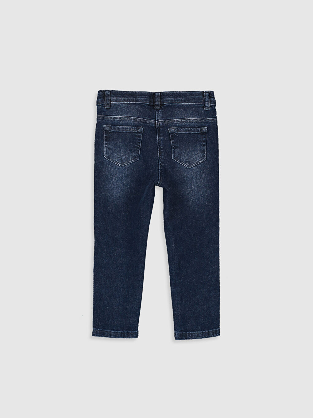 İndigo Dar Kalıp Kız Bebek Jean-1