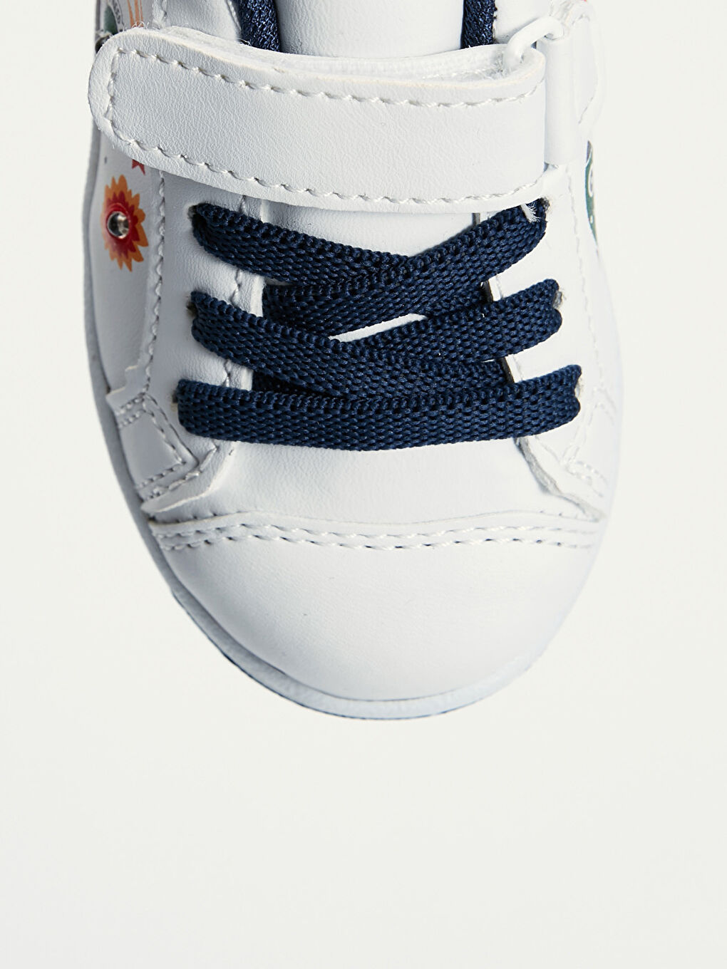 Beyaz Erkek Bebek Işıklı Günlük Spor Ayakkabı-4