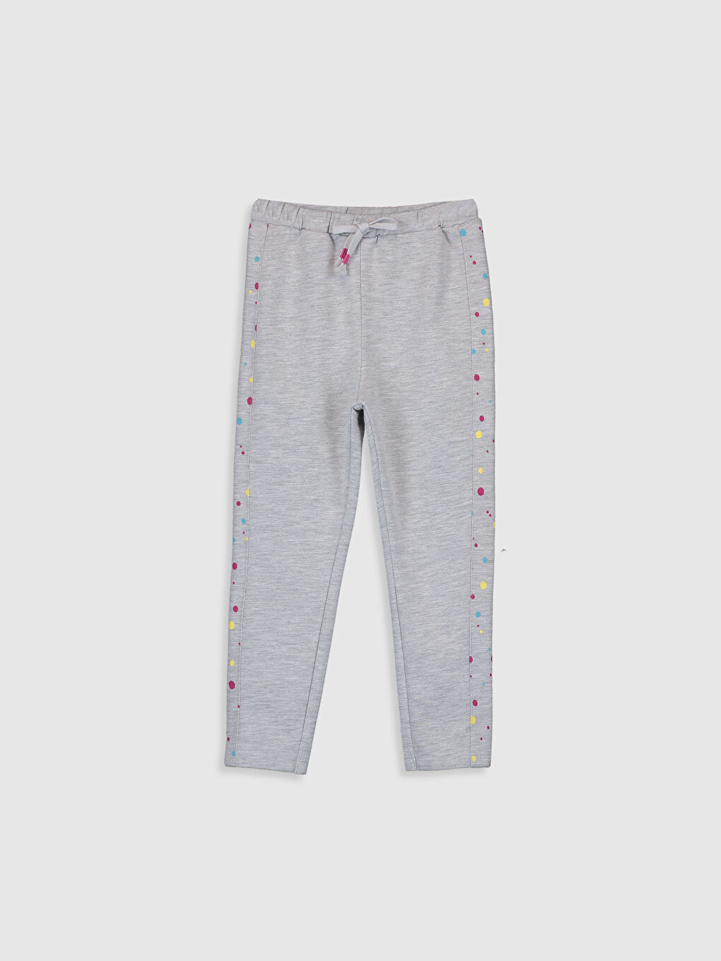 Gri Kız Bebek Puantiyeli Eşofman Altı