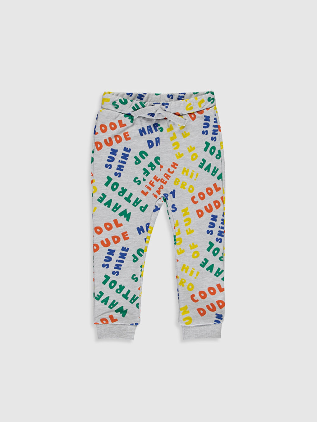 Sarı Baskılı Eşofman Altı