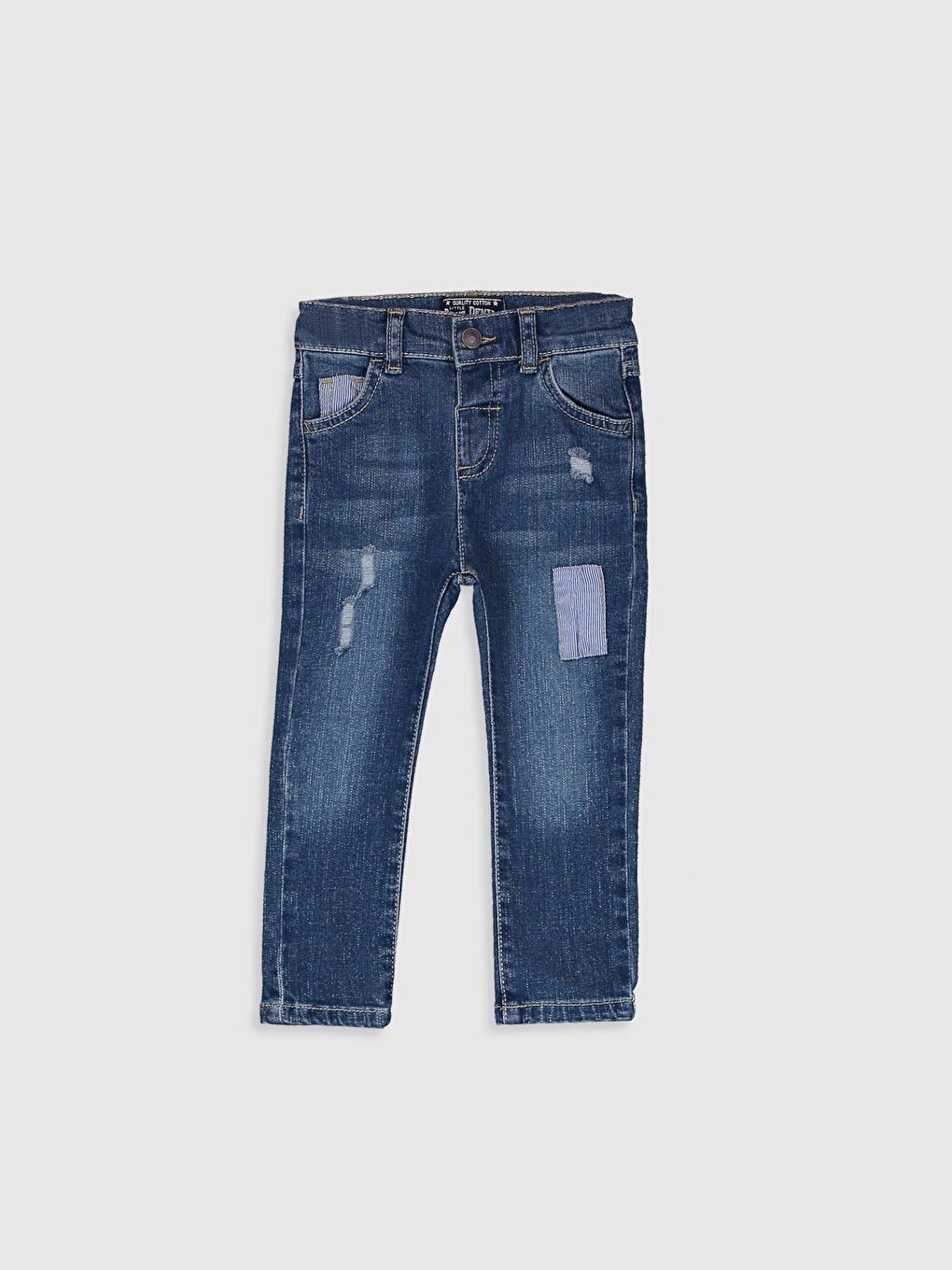 Orta İndigo Rodeo Jean Pantolon