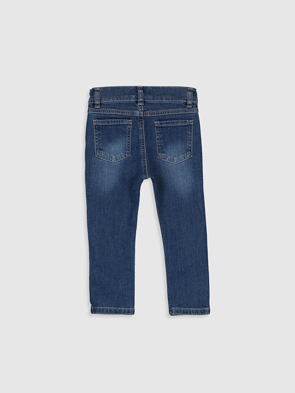 Orta İndigo Rodeo Jean Pantolon-1