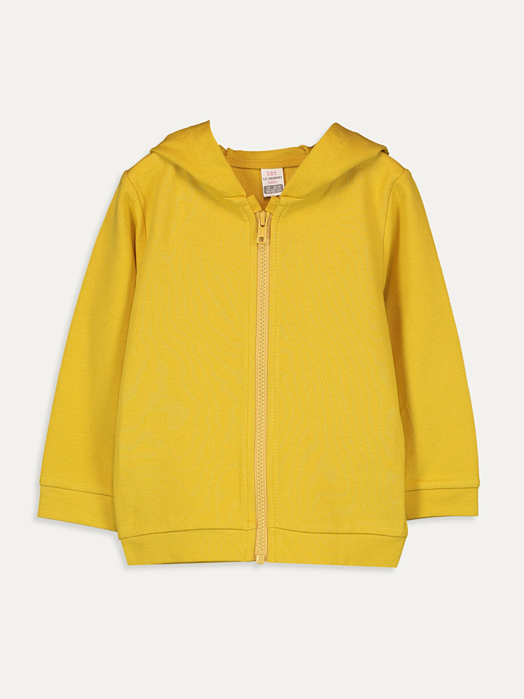 Baby Girl YELLOW Zip-Up Sweatshirt