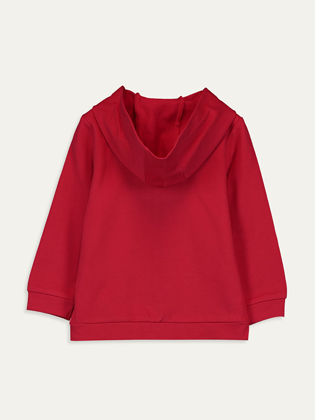 سويت شيرت بسحاب أحمر طفلة صغيرة-1