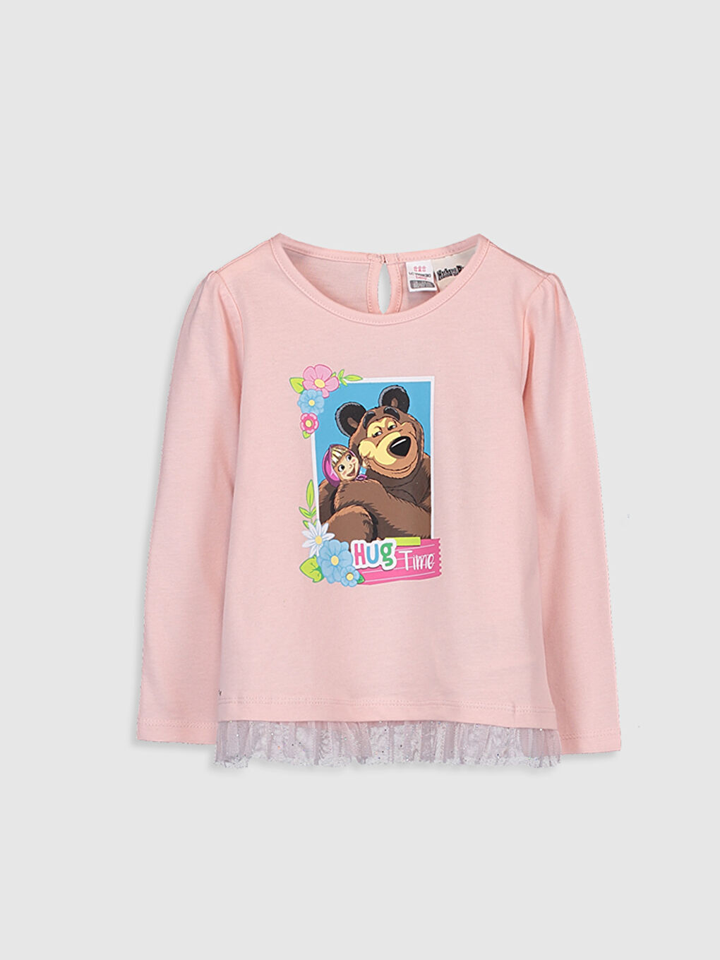 Baby Girl's Masha and the Bear Cotton T-Shirt