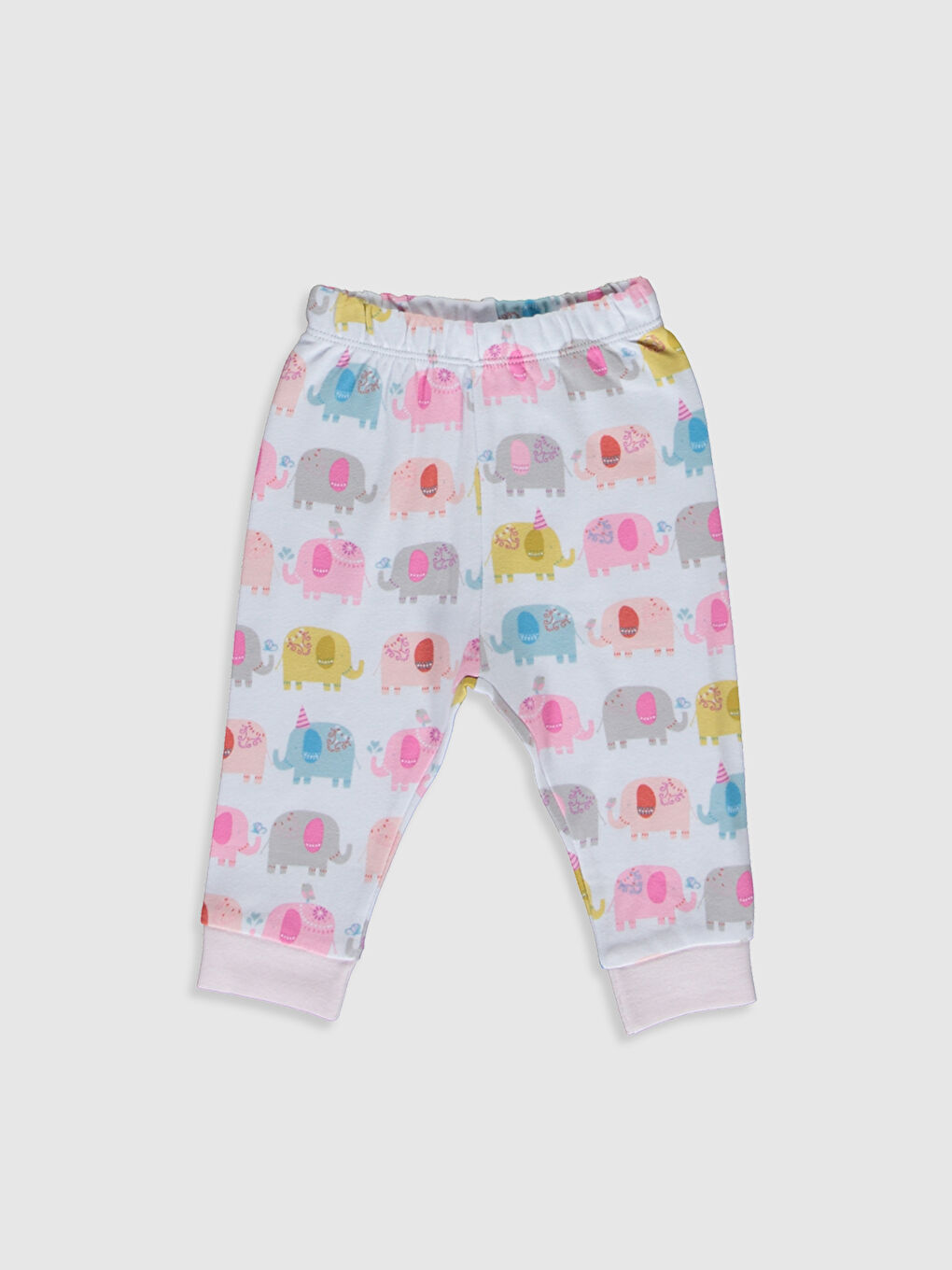 Karışık Kız Bebek Desenli Pijama Takımı-2