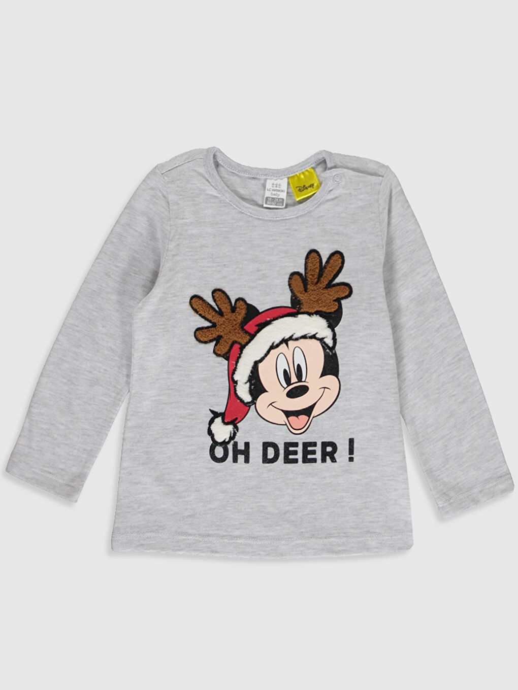 Пижамный комплект с принтом Микки Маус для малышек девочек-2