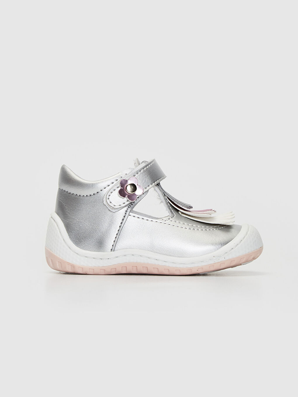 Gri Gümüş İlk Adım Ayakkabısı