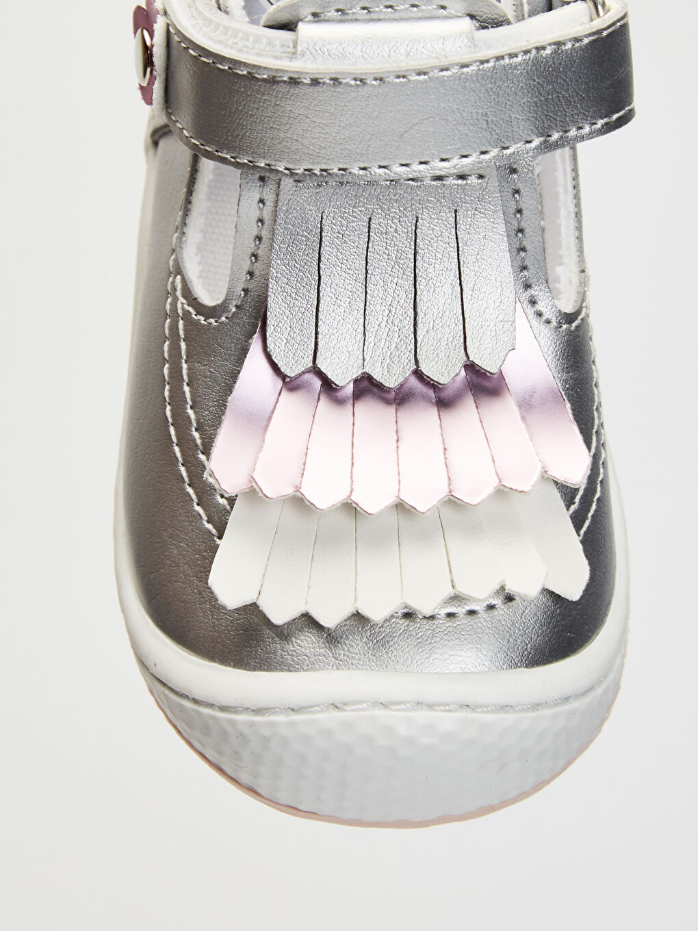 Gri Gümüş İlk Adım Ayakkabısı-5
