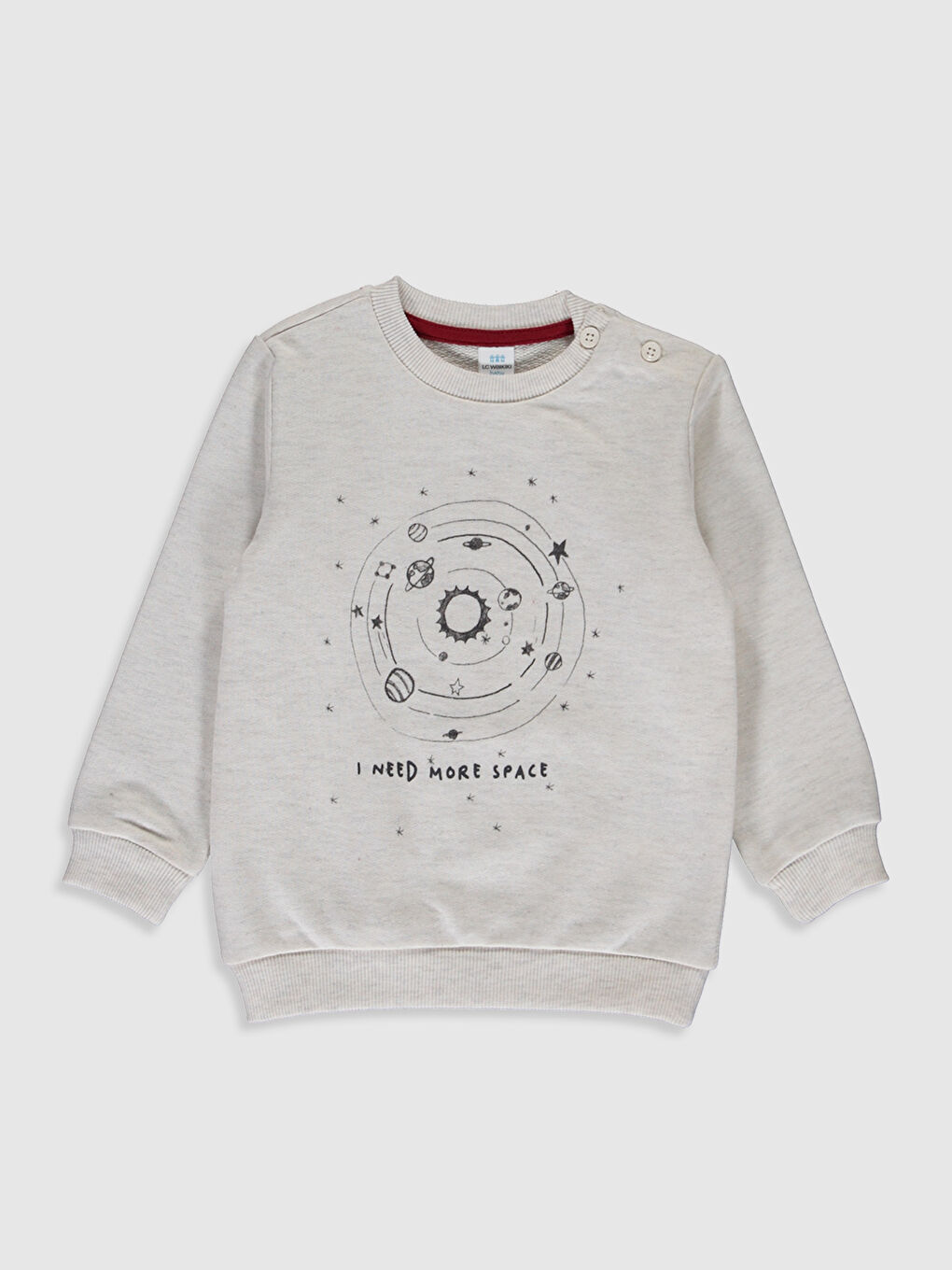 Kırmızı Erkek Bebek Sweatshirt 2'li-3