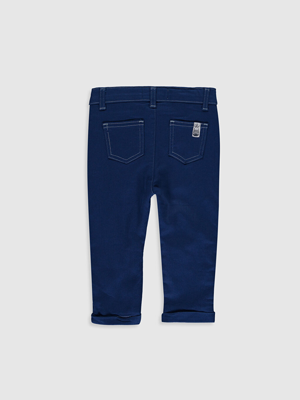 Lacivert Standart Kalıp Erkek Bebek Pantolon-1