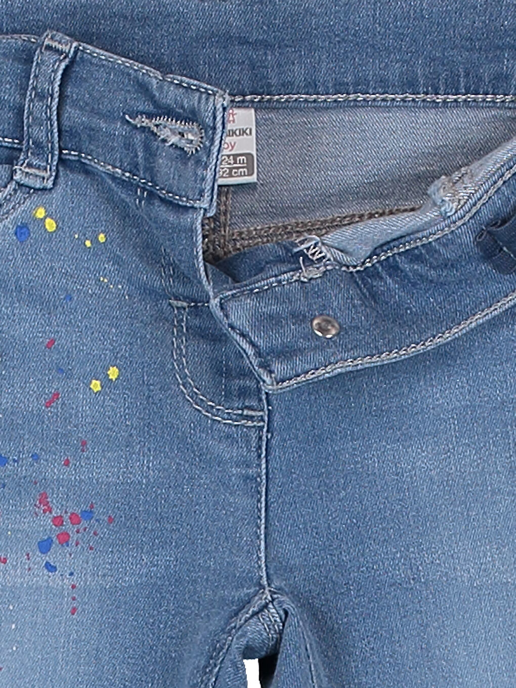 Orta İndigo Rodeo Jean Pantolon-2