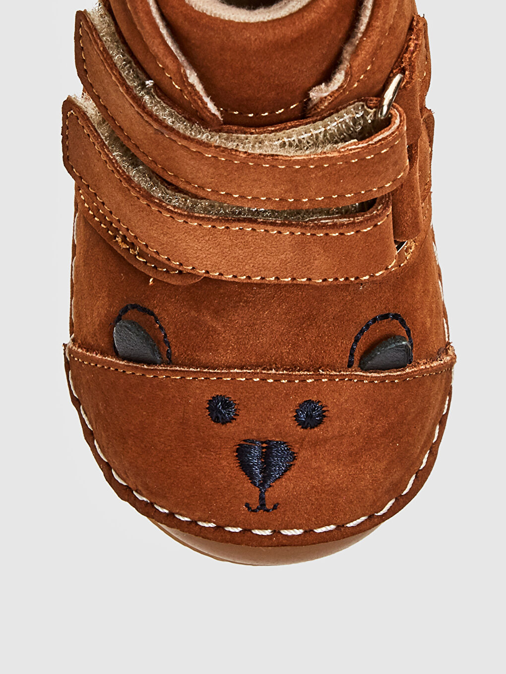 Kahverengi Erkek Bebek Cırt Cırtlı İlk Adım Botu -4