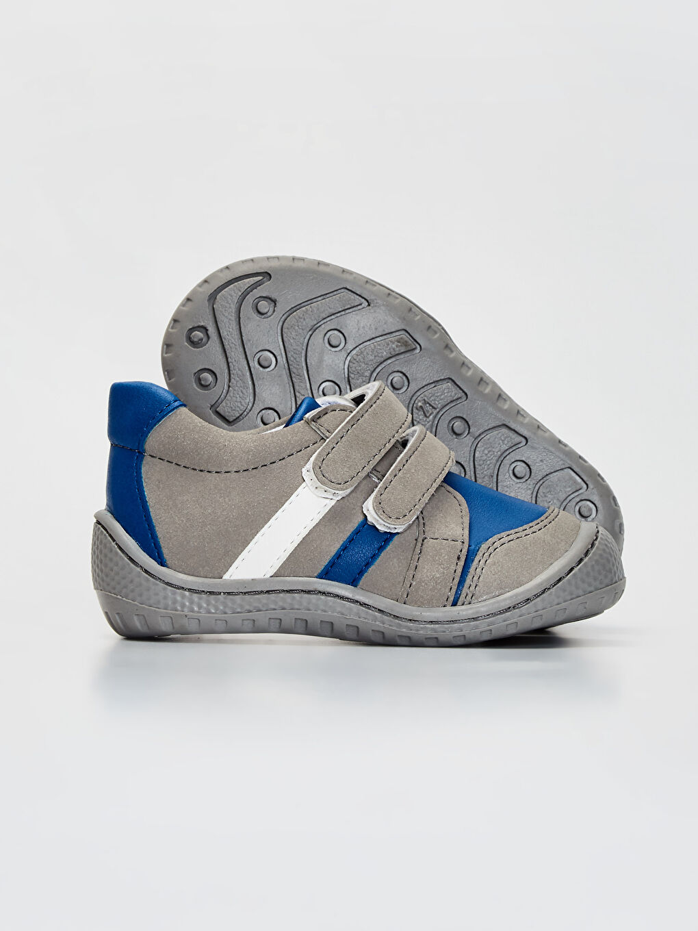 Baby Boy GREY Pre-Walker Shoes-2