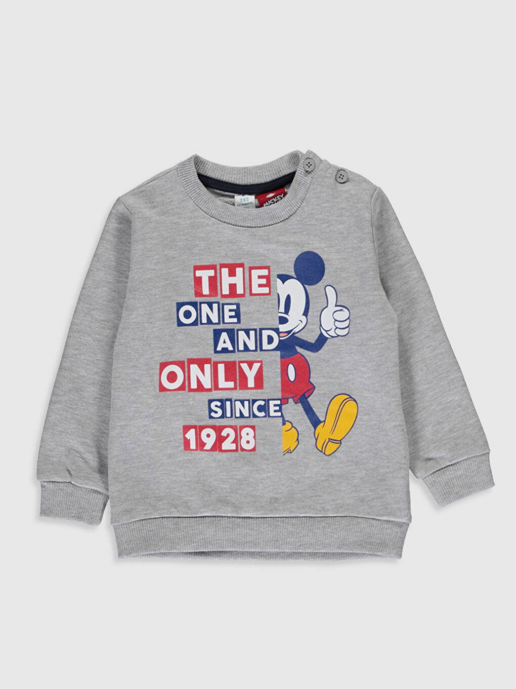 Bej Taş Rengi Melanj Sweatshirt