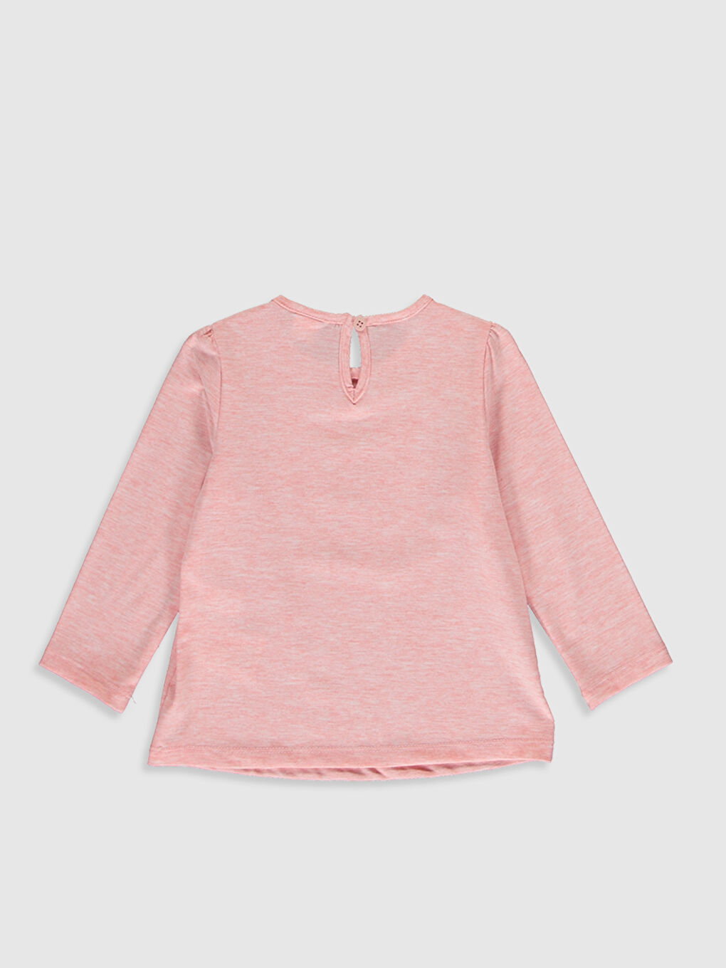 Pembe Kız Bebek Baskılı Tişört-1