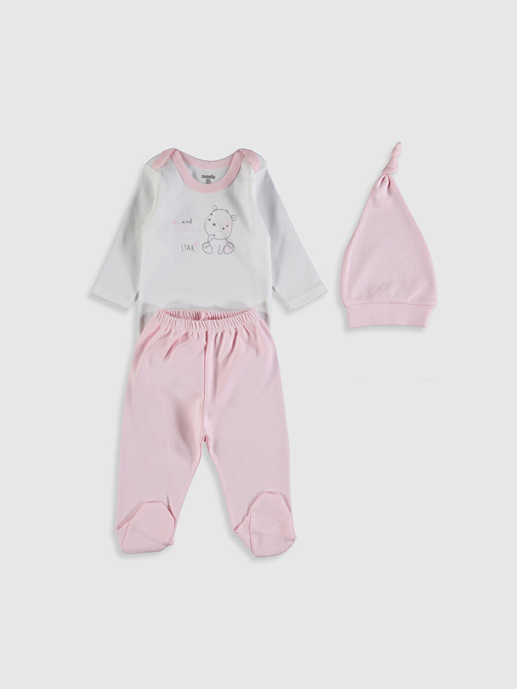 Pembe Monello Hastane Çıkış Seti-1