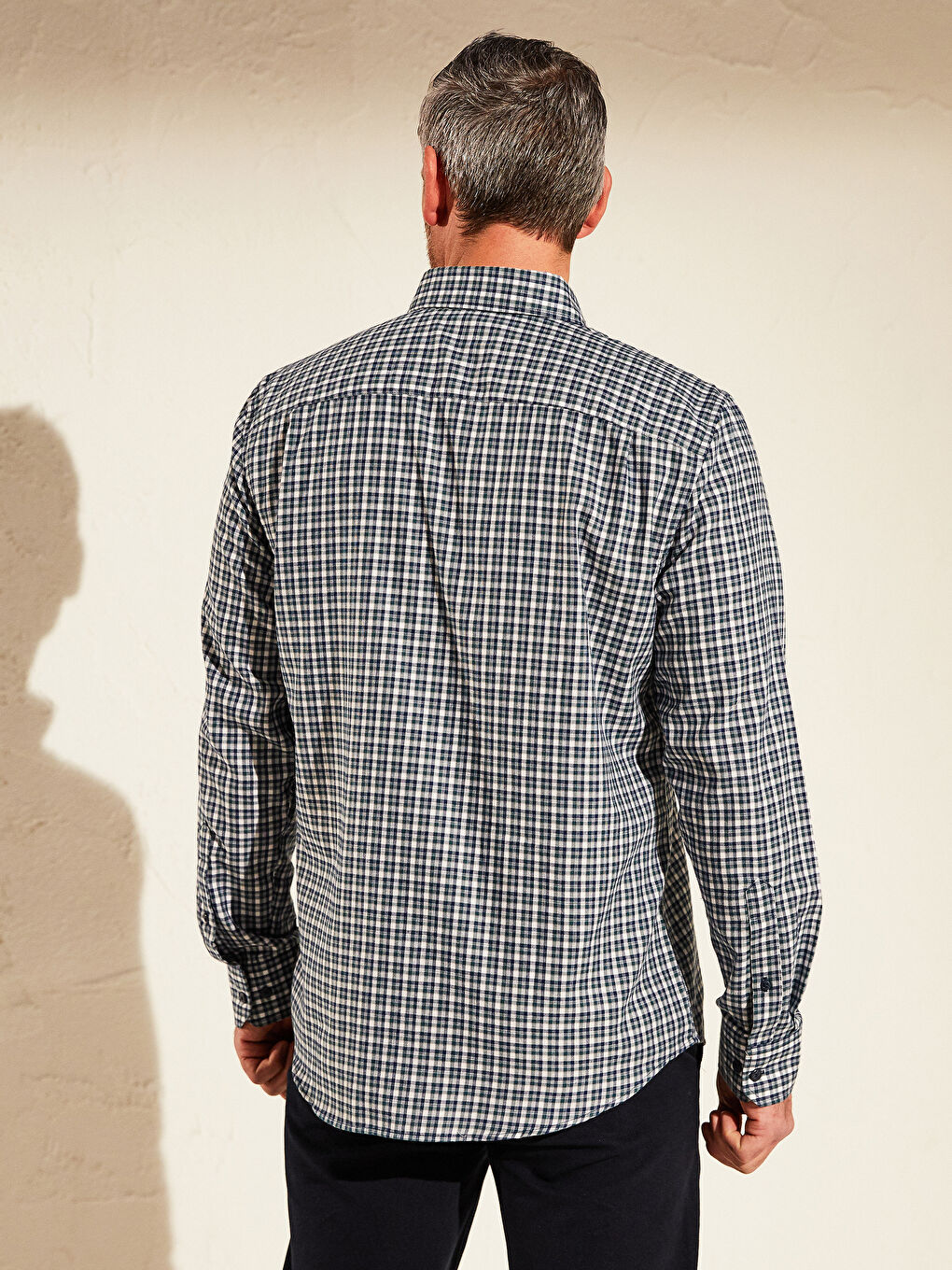 Chemise Gabardine Manches Longues Coupe Régulière-8