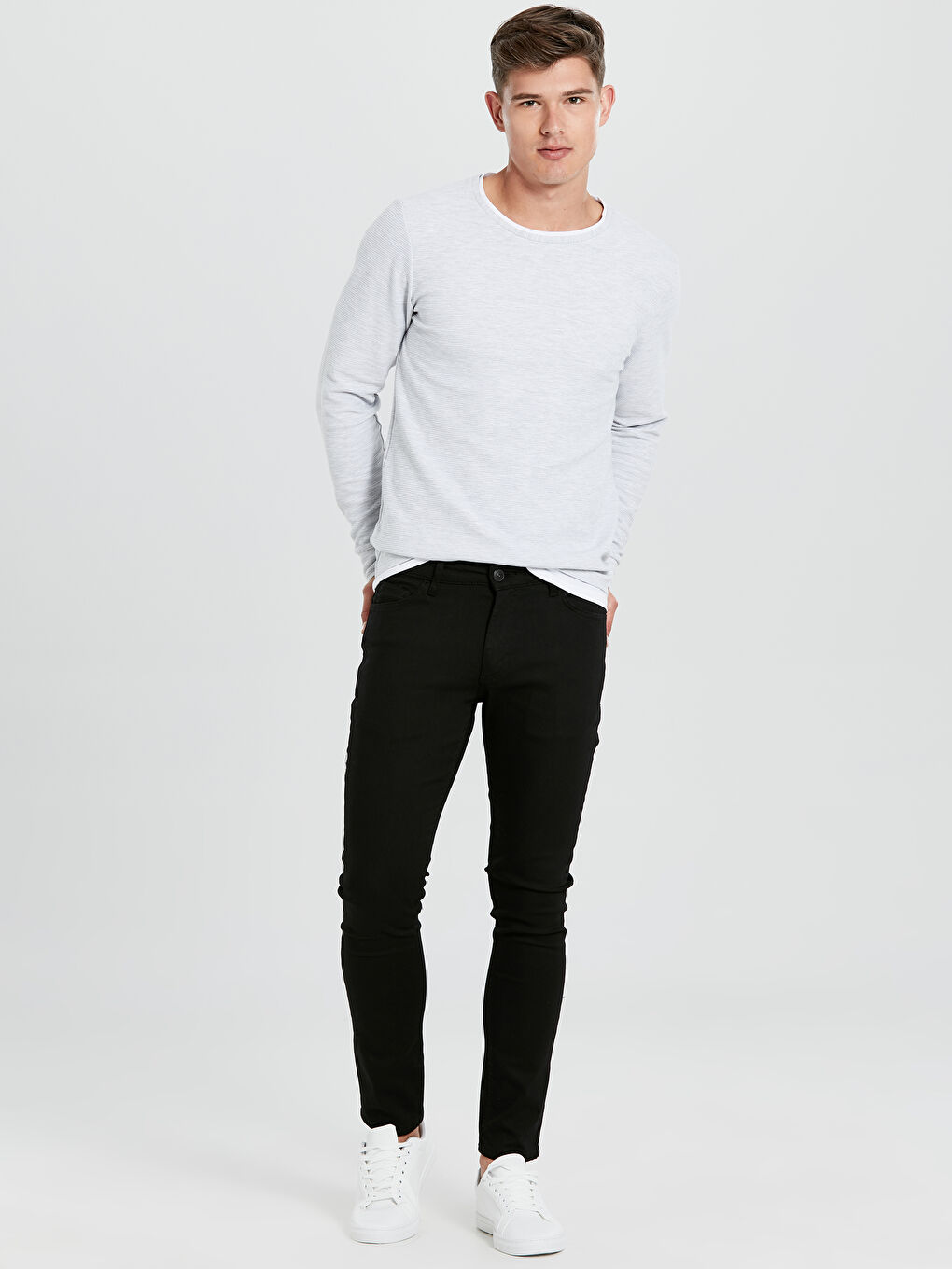 Siyah 760 Skinny Fit Erkek Jean Pantolon