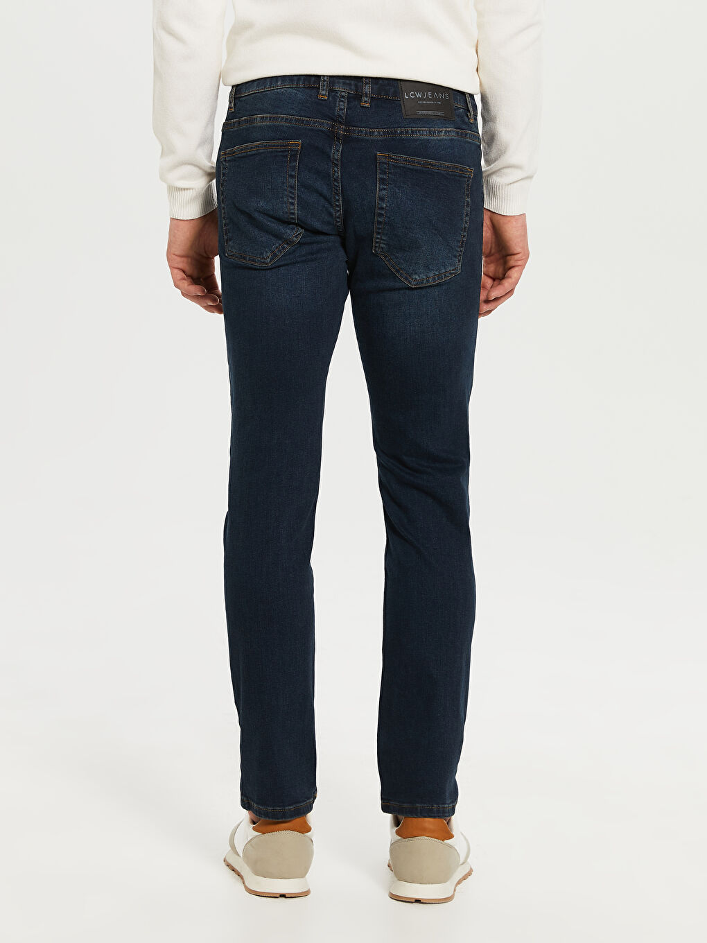 بنطلون جينز رجالي 750 سليم فيت-5