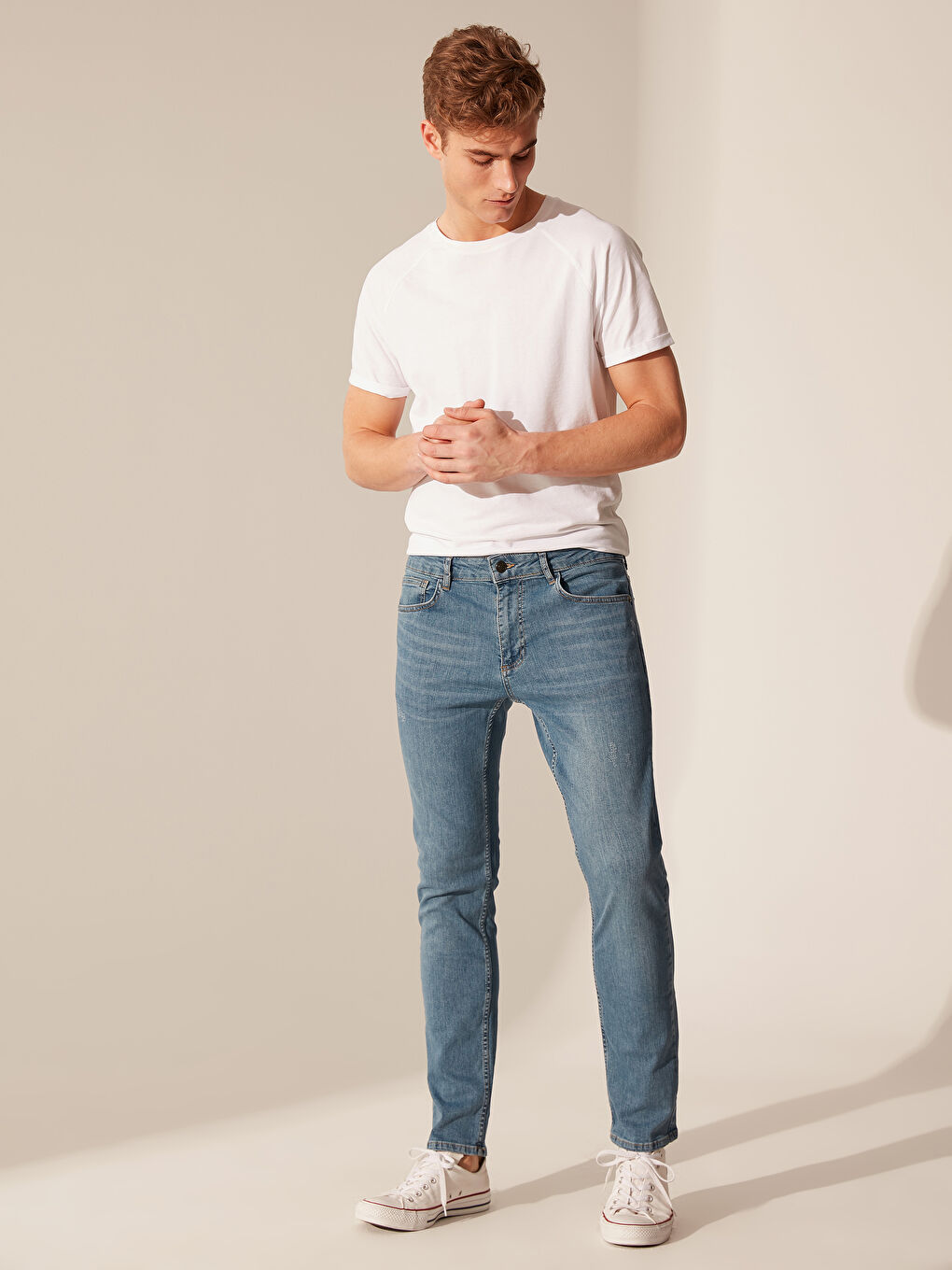 İndigo 750 Slim Fit Erkek Jean Pantolon-1