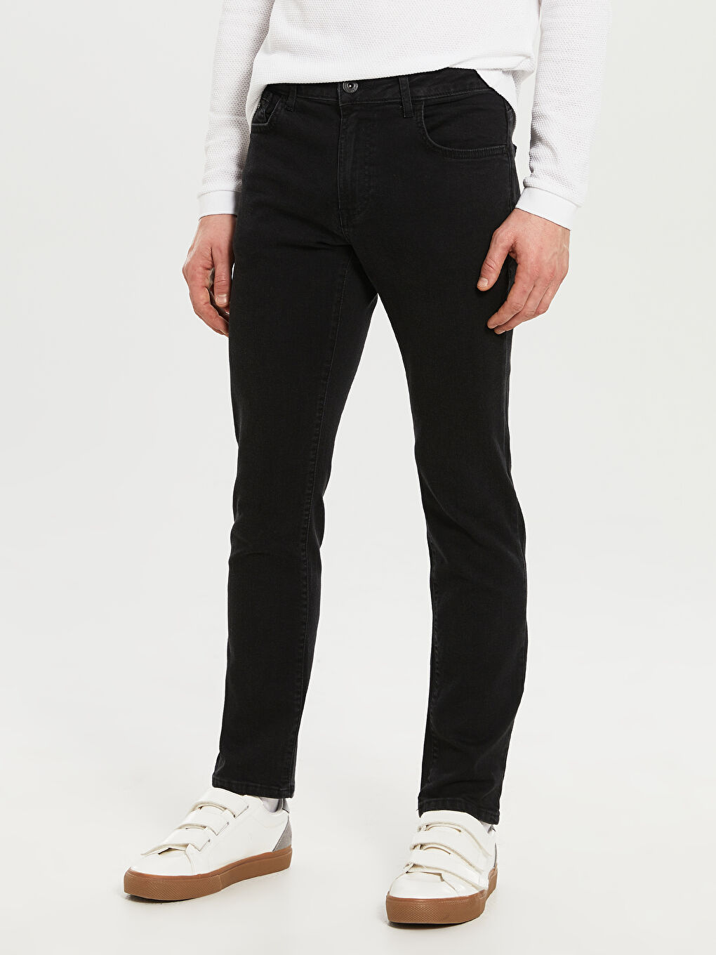 Siyah 750 Slim Fit Erkek Jean Pantolon-2