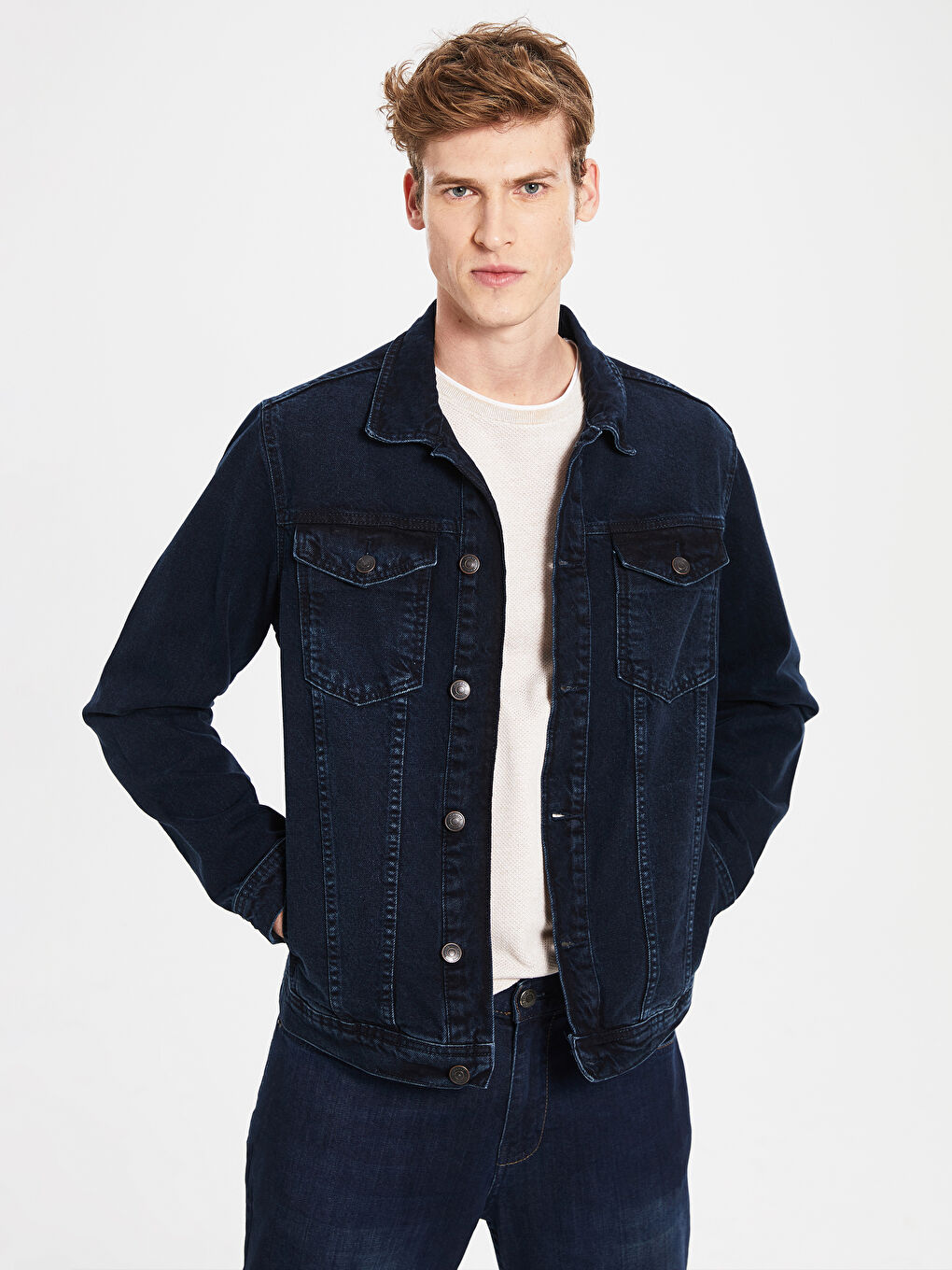 Standard Fit Men's Denim Jacket