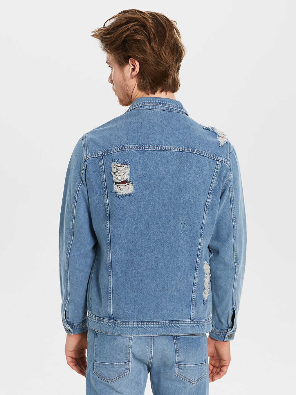 جاكيت جينز رجالي بقصة عادية-3