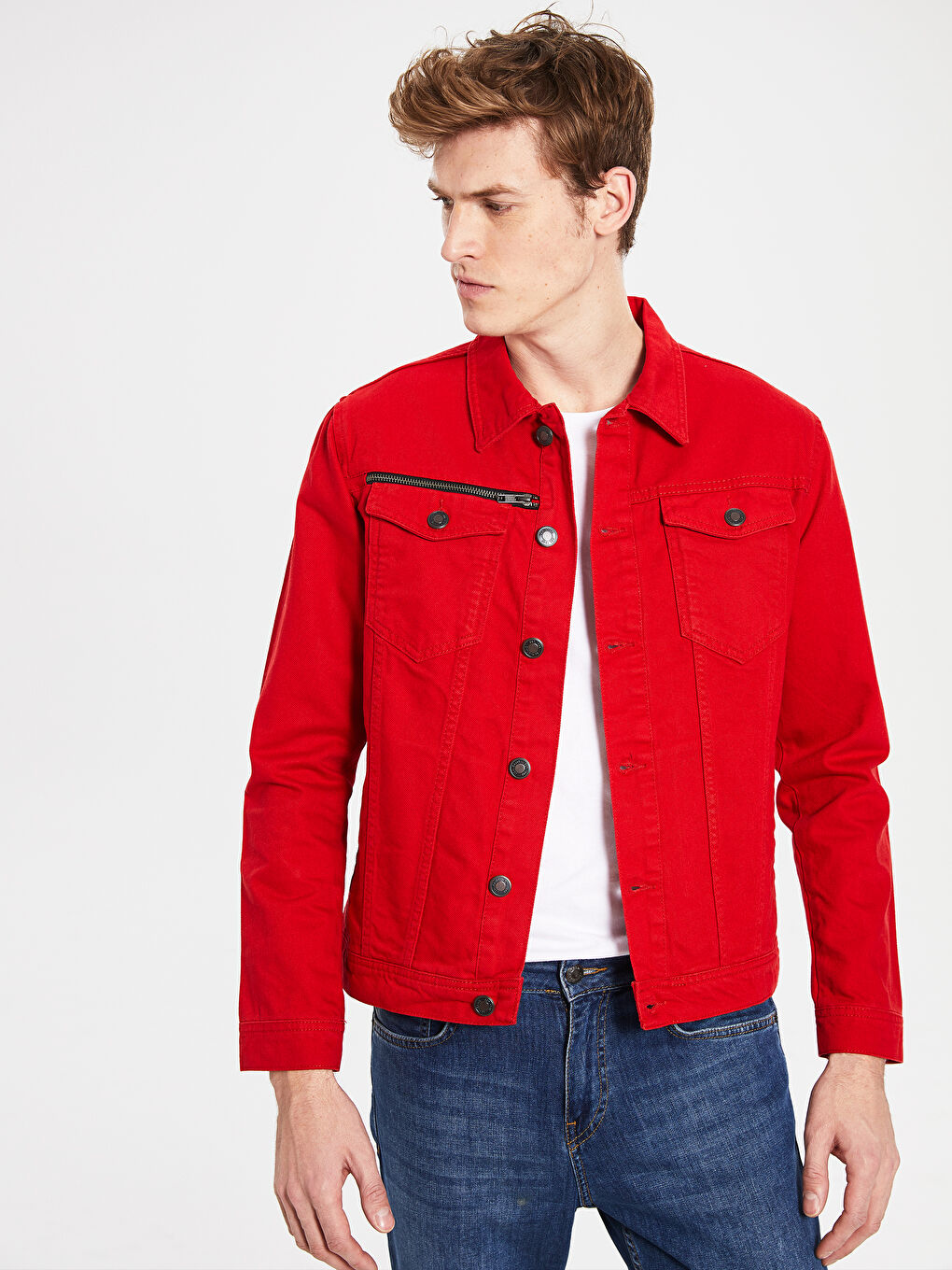Standard Fit Men's Denim Jacket