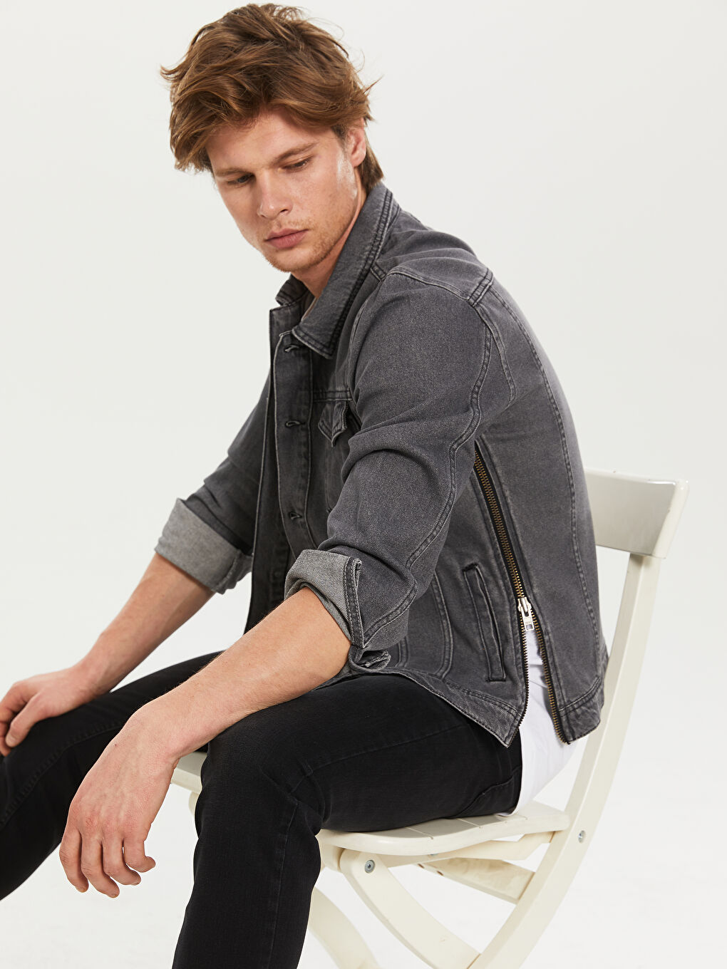 XSIDE Regular Fit Jean Jacket -0S0300Z8-M0U - LC Waikiki