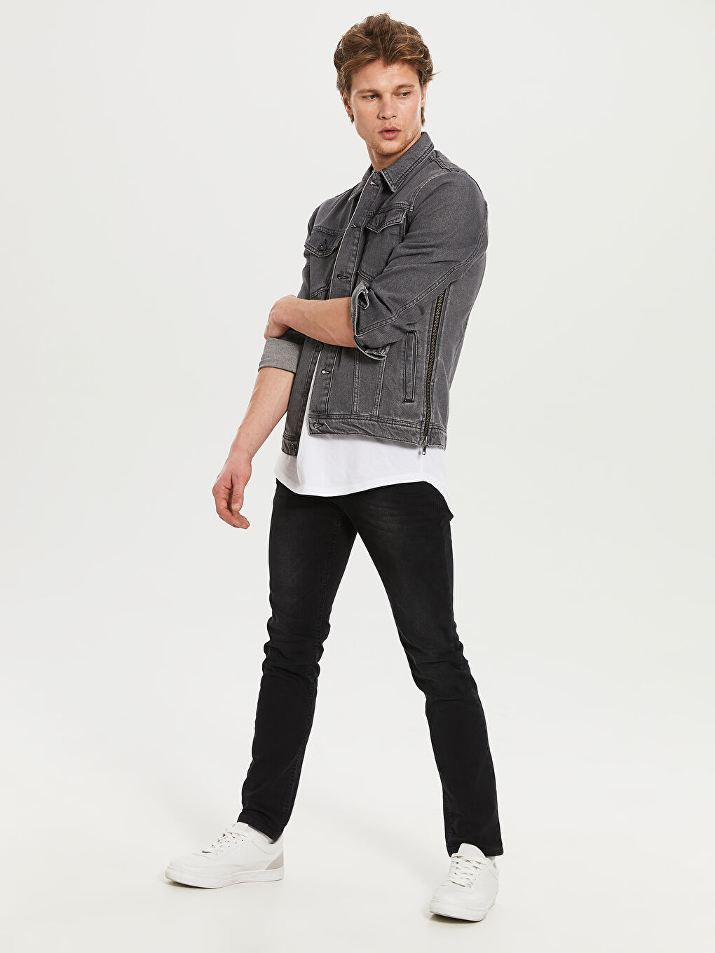 Regular Fit Jean Jacket-3