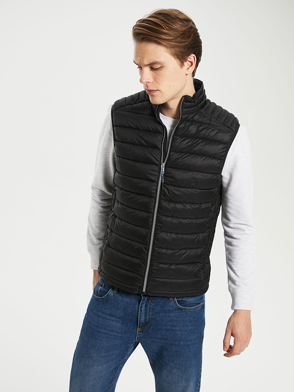 LCW Casual Man BLACK Waistcoat -0S0340Z8-J0F