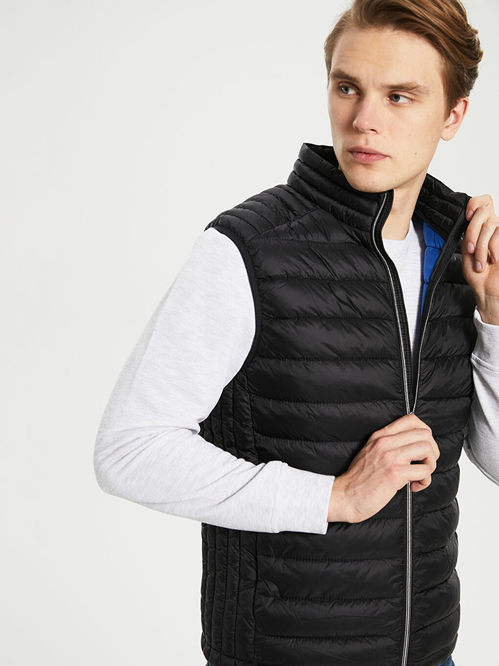 LCW Casual Man BLACK Waistcoat -0S0340Z8-J0F