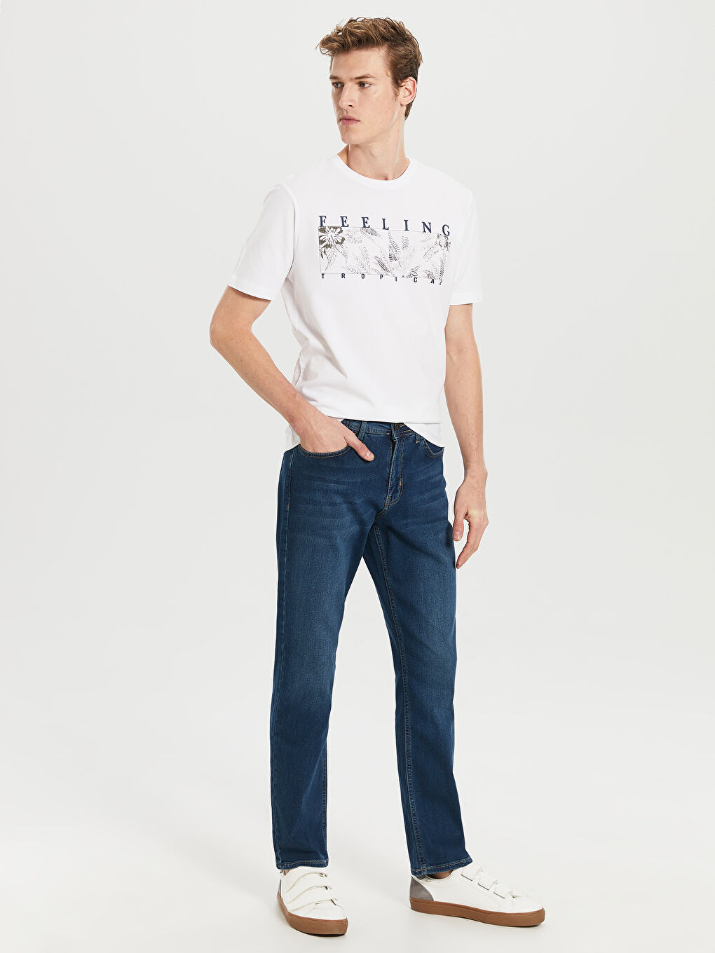 İndigo 790 Rahat Kalıp Erkek Jean Pantolon-2