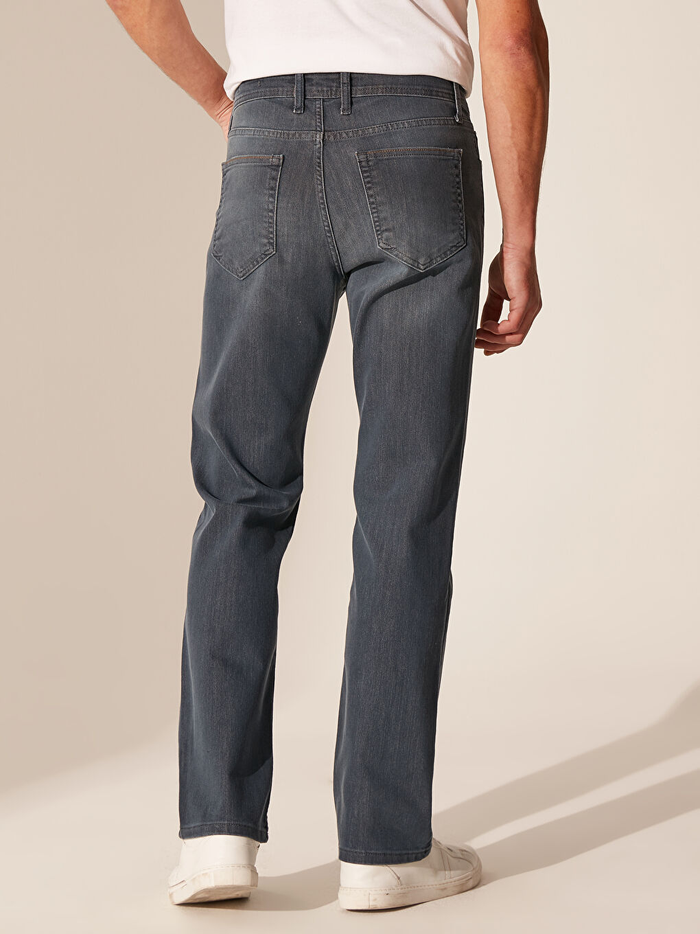 890 Rahat Kalıp Erkek Jean Pantolon-3