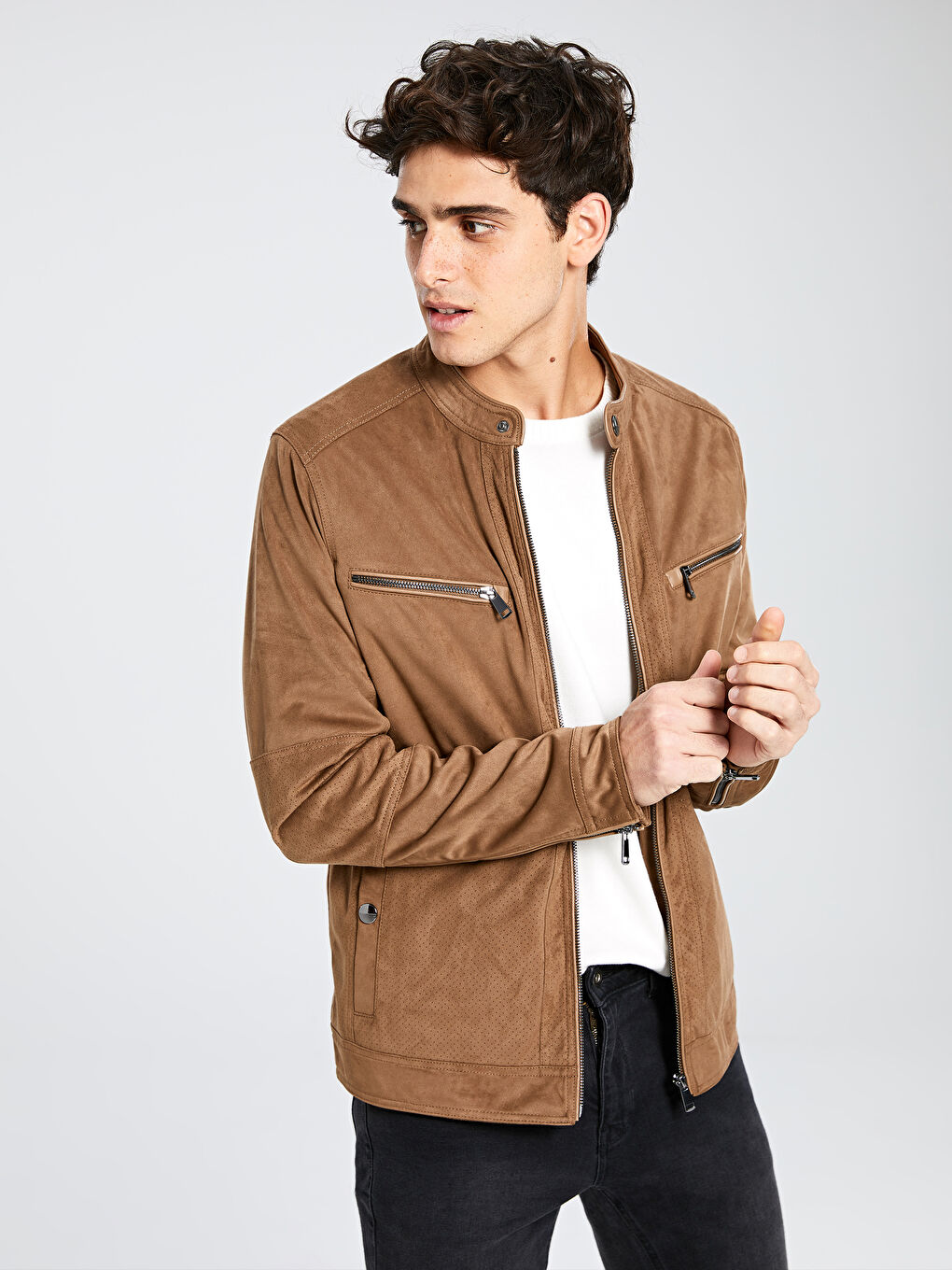 Uski Kaput od Antilop Kože-1