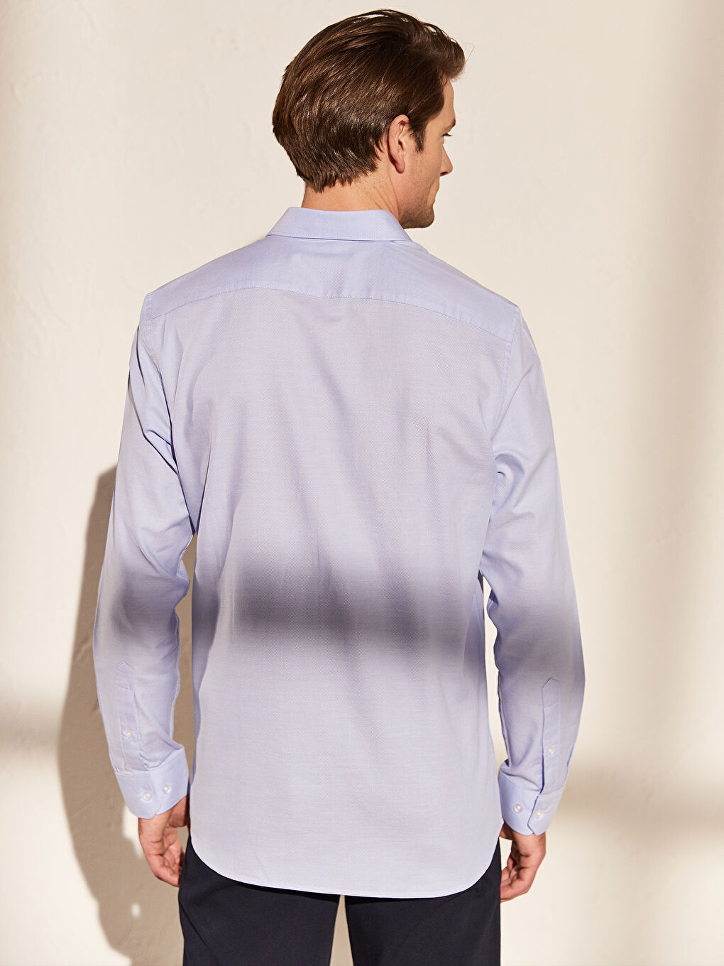 Mavi Slim Fit Uzun Kollu Oxford Erkek Gömlek-3